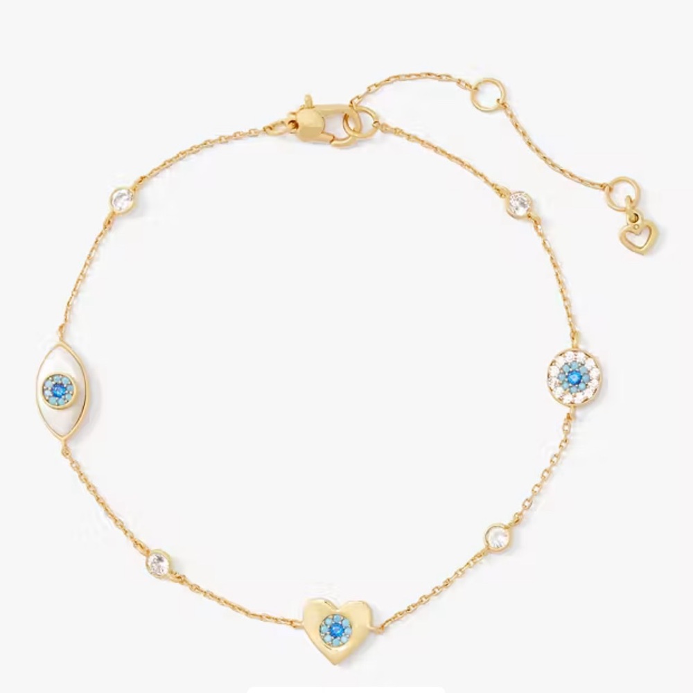 $98 Kate Spade All Seeing Evil Eye Anklet Bracelet